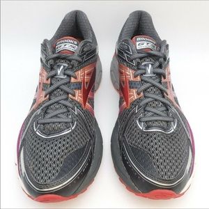 Brooks GTS 17 Women's Running Shoes Grey/Pink 12